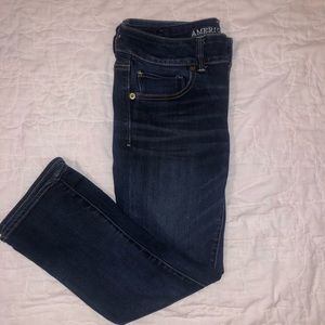 AEO Super Stretch Artist Crop Jeans